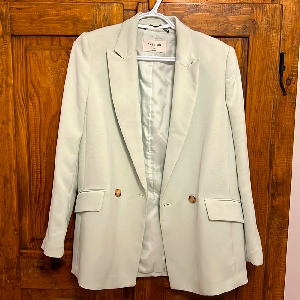 Babaton Aritzia blazer - Size XS - Mint green - Excellent condition.